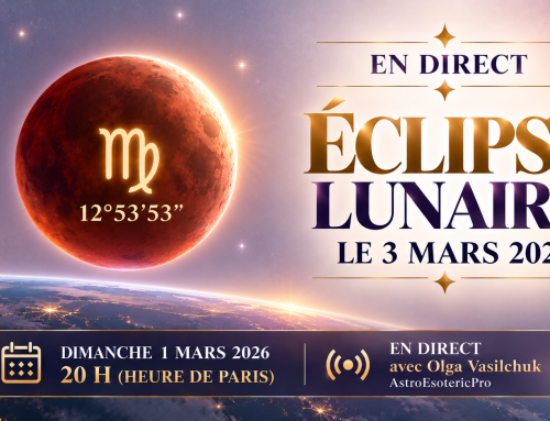 ÉCLIPSE LUNAIRE en Vierge le 3 mars 2026. LIVE avec Olga Vasilchuk.