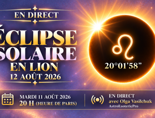 ÉCLIPSE SOLAIRE en LION du 12 août 2026. LIVE avec Olga Vasilchuk.