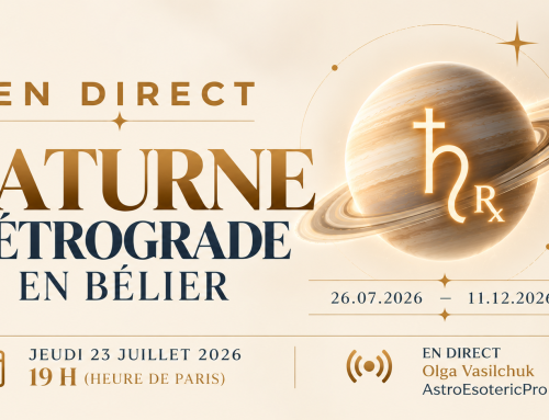 SATURNE RÉTROGRADE en Bélier 2026. LIVE avec Olga Vasilchuk.