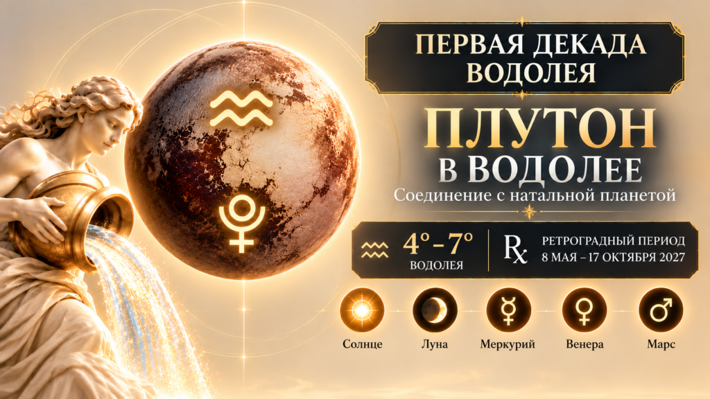 Плутон в Водолее_ Первая декада